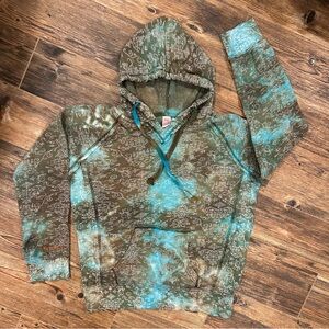 Vintage 2000s MV Sport Tie-Dye Hoodie – Size Large
